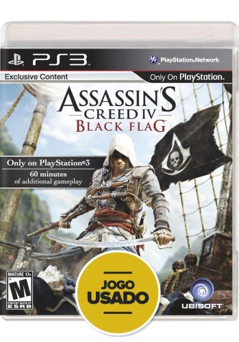 Assassins Creed 4: Black Flag (seminovo) - PS3