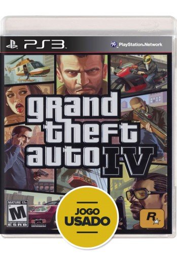 GTA IV - Grand Theft Auto (seminovo) - PS3