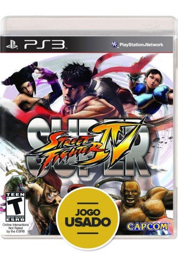 Super Street Fighter IV (seminovo) - PS3