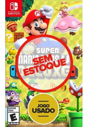 New Super Mario Bros U Deluxe - Nintendo Switch Código Digital - R$299,90