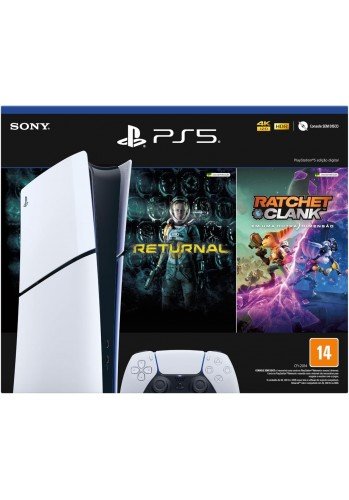 PS5 Slim Digital 1TB com 2 jogos (Playstation 5) 