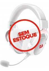 Headset Gamer Sem Fio Redragon Zeus Pro, 7.1, Branco - PS5, PS4 e PC