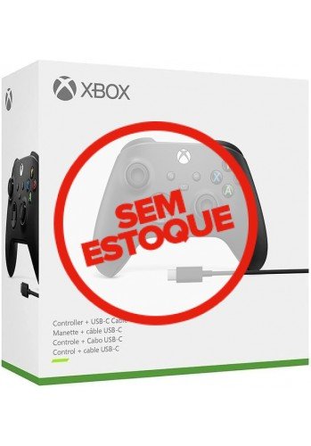 Controle sem fio - Xbox Series e One - Preto