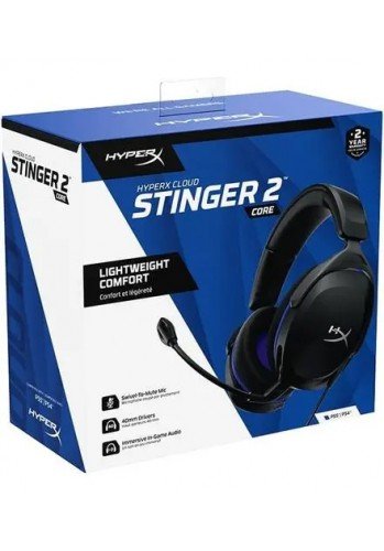 Headset Gamer Hyperx Cloud Stinger 2 Core Azul - PS5, XBOX SERIES, PS4, XBOX ONE e PC