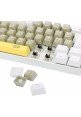 Teclado Mecânico Gamer 60% Lakshmi Cinza e amarelo  - Redragon