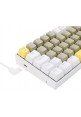 Teclado Mecânico Gamer 60% Lakshmi Cinza e amarelo  - Redragon