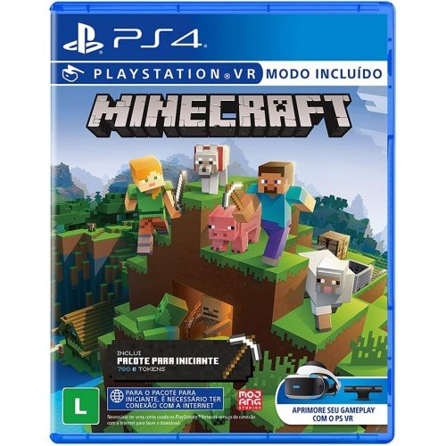 Minecraft com Pacote Básico - PS4