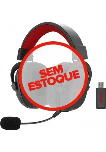 Headset Gamer Sem Fio Redragon Zeus Pro, 7.1, Preto - PS5, PS4 e PC