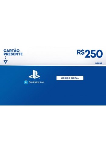 Cartão presente R$250 - Playstation