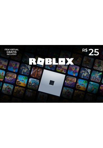 Cartão Roblox R$25