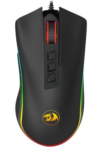 Mouse Gamer Cobra 12400DPI, RGB, 8 Botões, Preto - REDRAGON