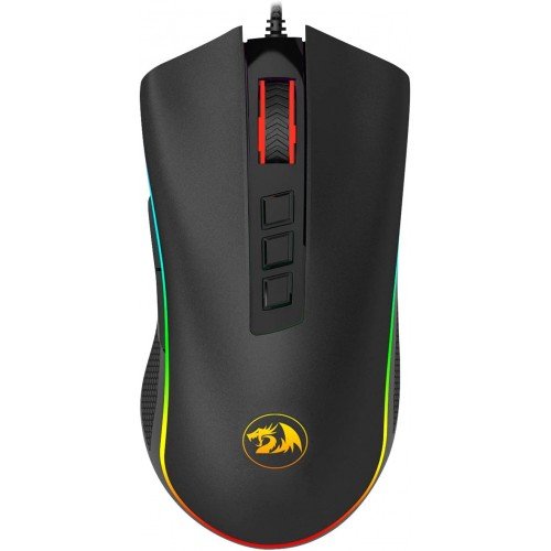 Mouse Gamer Cobra 12400DPI, RGB, 8 Botões, Preto - REDRAGON