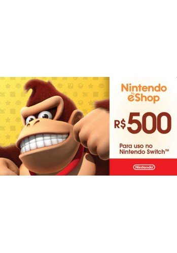 Nintendo Cash R$500 - Switch