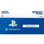 Cartão presente R$100 - Playstation