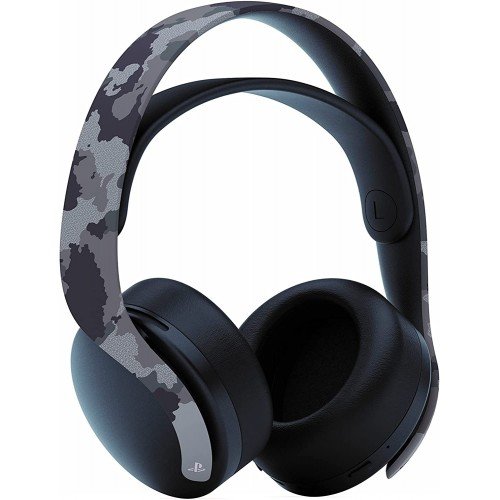 Headset sem fio PULSE 3D - PS5, PS4 e PC (Gray Camouflage) 