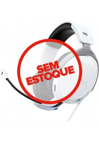 HyperX Cloud Stinger 2 Branco - PS5, XBOX SERIES, PS4, XBOX ONE e PC