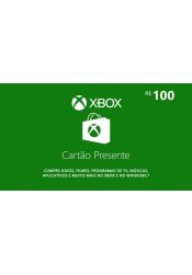 Cartão presente R$100 - Xbox